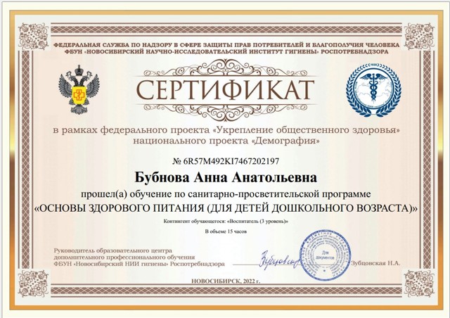 Основы здорового питания для детей дошкольного возраста 2022