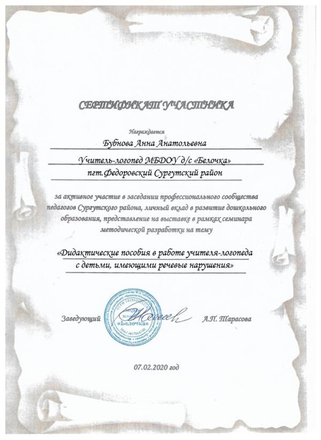 Участие в выставке профессионального педагогического сообщества РМО 2020
