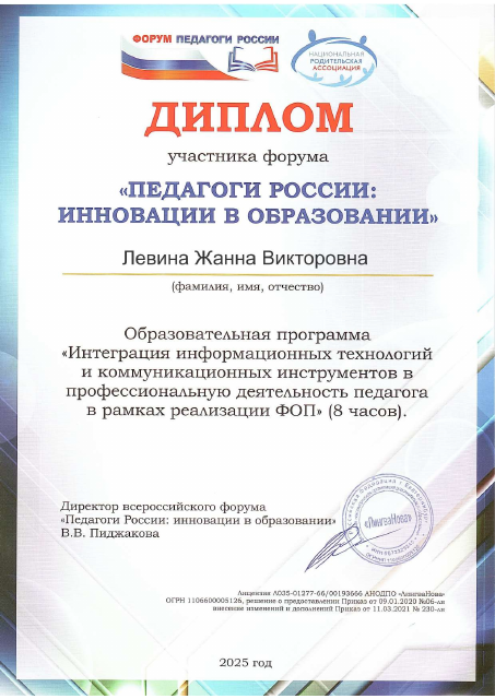Форум "Педагоги России. Инновации в образовании"